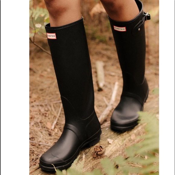 Hunter Original Tall Rain Boot Waterproof Snow Unisex Rubber Buckle Unisex W6 M5 - Picture 2 of 16